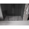 Mexen Velar Duo drzwi prysznicowe rozsuwane 180 cm, grafit, gun gray szczotkowany - 871-180-000-42-66