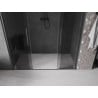 Mexen Velar Duo sliding shower doors 200 cm, graphite, brushed gun gray - 871-200-000-42-66