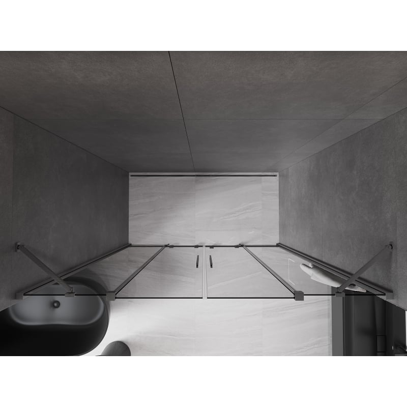 Mexen Velar Duo liuguksed 170 cm, grafiit, harjatud gun gray - 871-170-000-42-66
