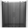 Mexen Velar Duo porte doccia scorrevoli 170 cm, grafite, nero - 871-170-000-42-70