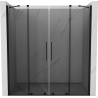 Mexen Velar Duo sliding shower door 170 cm, graphite, black - 871-170-000-42-70