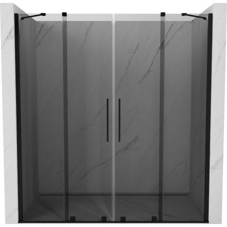 Mexen Velar Duo puertas de ducha correderas 180 cm, grafito, negro - 871-180-000-42-70