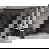 Mexen Velar Duo Schiebetüren für die Dusche 200 cm, Graphit, gebürstetes Gun Gray - 871-200-000-42-66