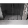 Mexen Velar Duo sliding shower door 170 cm, graphite, gun metal - 871-170-000-42-95