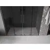 Mexen Velar Duo sliding shower doors 200 cm, graphite, gun metal - 871-200-000-42-95