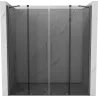 Mexen Velar Duo sliding shower doors 200 cm, graphite, gun metal - 871-200-000-42-95