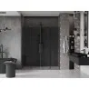 Mexen Velar Duo sliding shower doors 200 cm, graphite, gun metal - 871-200-000-42-95