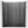 Mexen Velar Duo porte de douche coulissante 200 cm, graphite, nickel brossé - 871-200-000-42-97