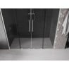 Mexen Velar Duo porte de douche coulissante 180 cm, graphite, nickel brossé - 871-180-000-42-97