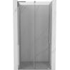 Mexen Velar L liuguksed dušiuksed 90 cm, läbipaistev, kroom - 871-090-003-01-01