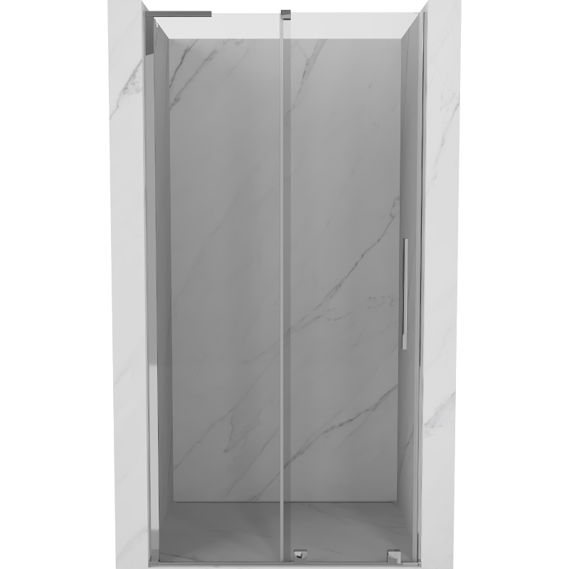 Mexen Velar L sliding shower door 100 cm, transparent, chrome - 871-100-003-01-01