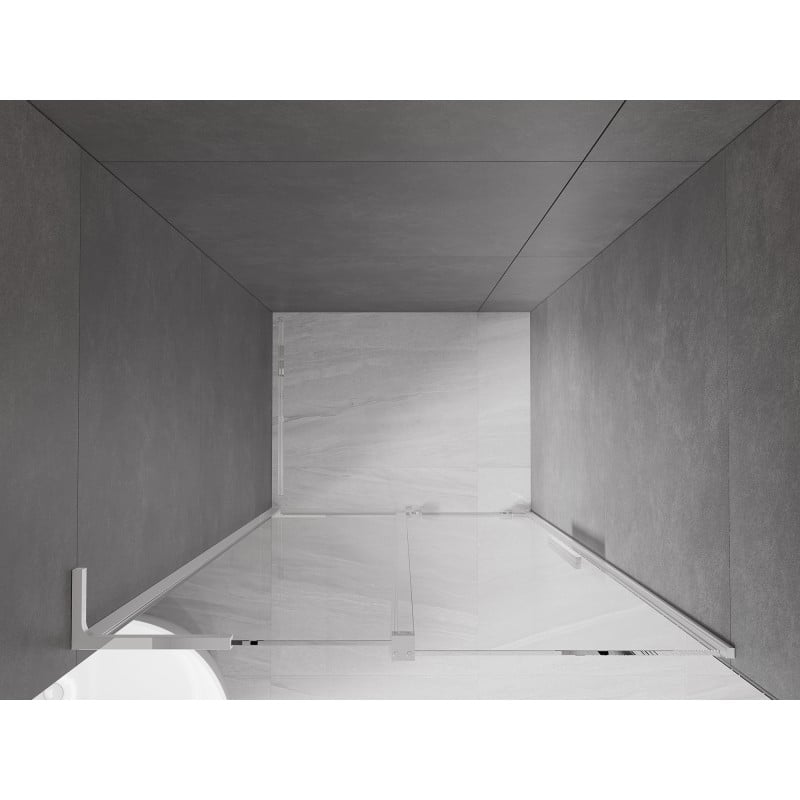 Mexen Velar L drzwi prysznicowe rozsuwane 110 cm, transparent, chrom - 871-110-003-01-01