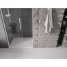 Mexen Velar L drzwi prysznicowe rozsuwane 100 cm, transparent, białe - 871-100-003-01-20