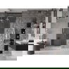 Mexen Velar L schuif douchedeur 110 cm, transparant, wit - 871-110-003-01-20