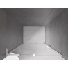 Mexen Velar L drzwi prysznicowe rozsuwane 100 cm, transparent, białe - 871-100-003-01-20