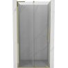 Mexen Velar L drzwi prysznicowe rozsuwane 90 cm, transparent, złote - 871-090-003-01-50