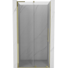 Mexen Velar L drzwi prysznicowe rozsuwane 100 cm, transparent, złote - 871-100-003-01-50
