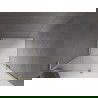 Mexen Velar L douchedeur schuifbaar 90 cm, transparant, goud - 871-090-003-01-50