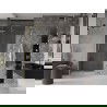 Mexen Velar L Duschschiebetür 90 cm, transparent, gebürstetes Gold - 871-090-003-01-55
