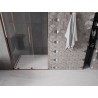 Mexen Velar L lükandusega dušiuks 90 cm, läbipaistev, roosa kuld - 871-090-003-01-60