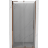 Mexen Velar L Schiebetür 100 cm, transparent, Roségold - 871-100-003-01-60