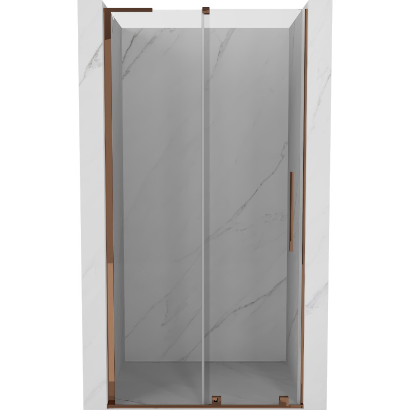 Mexen Velar L lükanddüüsiuks 110 cm, läbipaistev, roosa kuld - 871-110-003-01-60