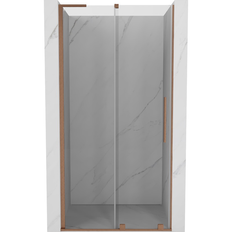 Mexen Velar L lükanddushuks 90 cm, läbipaistev, harjatud vask - 871-090-003-01-65