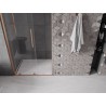 Mexen Velar L lükanddushuks 90 cm, läbipaistev, harjatud vask - 871-090-003-01-65