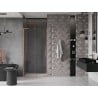 Mexen Velar L drzwi prysznicowe rozsuwane 90 cm, transparent, miedź szczotkowana - 871-090-003-01-65