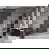 Mexen Velar L schuifbare douchedeur 100 cm, transparant, geborsteld koper - 871-100-003-01-65