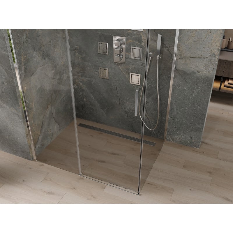 Mexen Omega Schiebeduschkabine 110 x 70 cm, transparent, chrom - 825-110-070-01-00