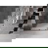 Mexen Velar L schuifdouchedeur 100 cm, transparant, geborsteld gun gray - 871-100-003-01-66
