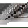 Mexen Velar L Schiebetür 100 cm, transparent, gebürstet Gun Gray - 871-100-003-01-66