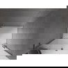 Mexen Velar L schuifdouchedeur 100 cm, transparant, geborsteld gun gray - 871-100-003-01-66