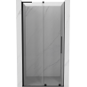 Mexen Velar L drzwi prysznicowe rozsuwane 90 cm, transparent, czarne - 871-090-003-01-70