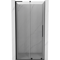 Mexen Velar L drzwi prysznicowe rozsuwane 120 cm, transparent, czarne - 871-120-003-01-70