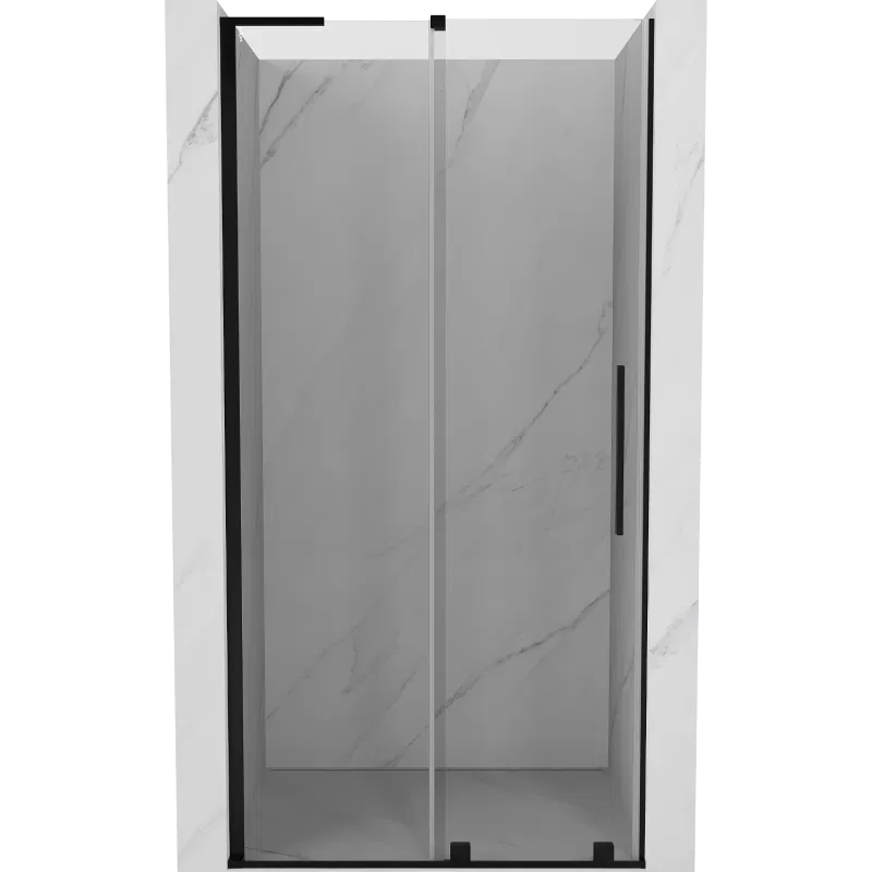 Mexen Velar L porte de douche coulissante 120 cm, transparentes, noires - 871-120-003-01-70