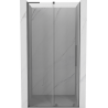 Mexen Velar L Schiebetür-Duschwand 110 cm, transparent, Gun Metal - 871-110-003-01-95