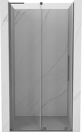 Mexen Velar L lükanddushuks 120 cm, läbipaistev, gun metal - 871-120-003-01-95