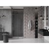 Mexen Velar L lükanddushuks 120 cm, läbipaistev, gun metal - 871-120-003-01-95