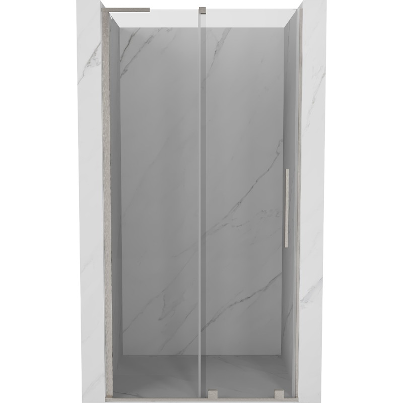 Mexen Velar L lükanddush 90 cm, läbipaistev, harjatud nikkel - 871-090-003-01-97