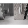 Mexen Velar L lükanddush 90 cm, läbipaistev, harjatud nikkel - 871-090-003-01-97