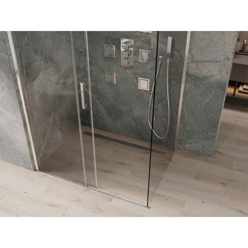 Mexen Omega kabina prysznicowa rozsuwana 110 x 80 cm, transparent, chrom - 825-110-080-01-00