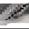 Mexen Velar L Schiebetür Duschwand 100 cm, transparent, gebürstetes Nickel - 871-100-003-01-97