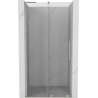 Mexen Velar L drzwi prysznicowe rozsuwane 120 cm, transparent, nikiel szczotkowany - 871-120-003-01-97