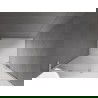 Mexen Velar L Schiebetür Duschwand 100 cm, transparent, gebürstetes Nickel - 871-100-003-01-97