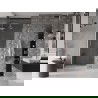 Mexen Velar L Schiebetür Duschwand 100 cm, transparent, gebürstetes Nickel - 871-100-003-01-97