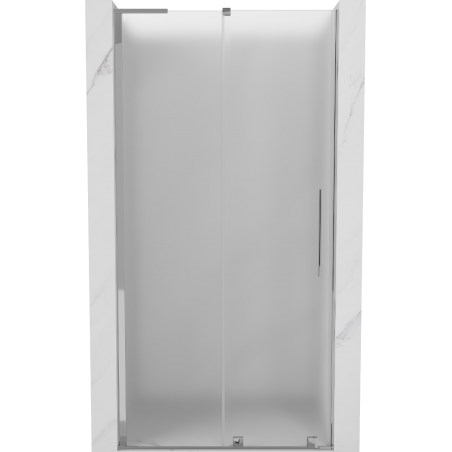 Mexen Velar L Duschschiebetür 90 cm, satiniert, Chrom - 871-090-003-31-01