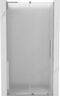 Mexen Velar L drzwi prysznicowe rozsuwane 120 cm, szron, chrom  - 871-120-003-31-01