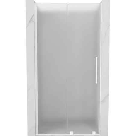 Mexen Velar L portas de duche de correr 90 cm, fosco, branco - 871-090-003-31-20